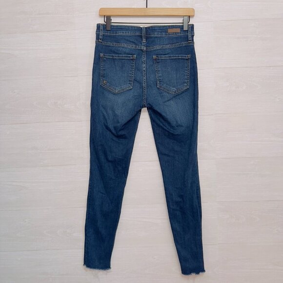 Kut From The Kloth Women's Fab Ab Medium Wash High Rise Ankle Skinny Jeans 4 - Picture 6 of 6